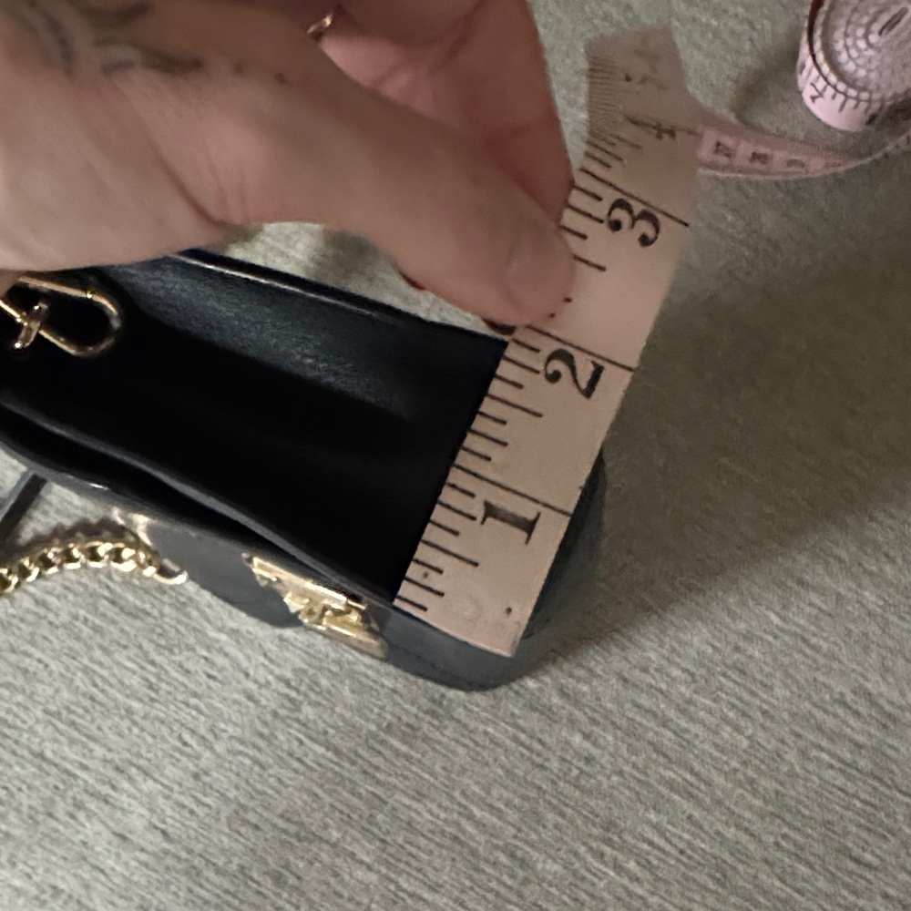 Michael Kors Black Mini Bag with Gold Chain - Picture 2 of 5